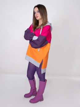 BLUZA KOLOROWA Z KAPTUREM A
