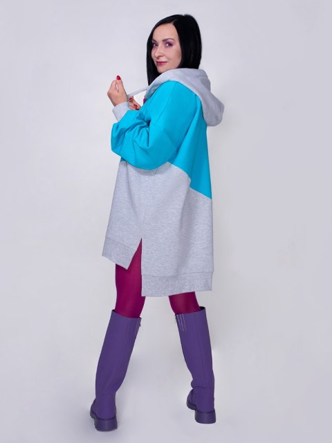 BLUZA KOLOROWA Z KAPTUREM E BLUZA KOLOROWA Z KAPTUREM E