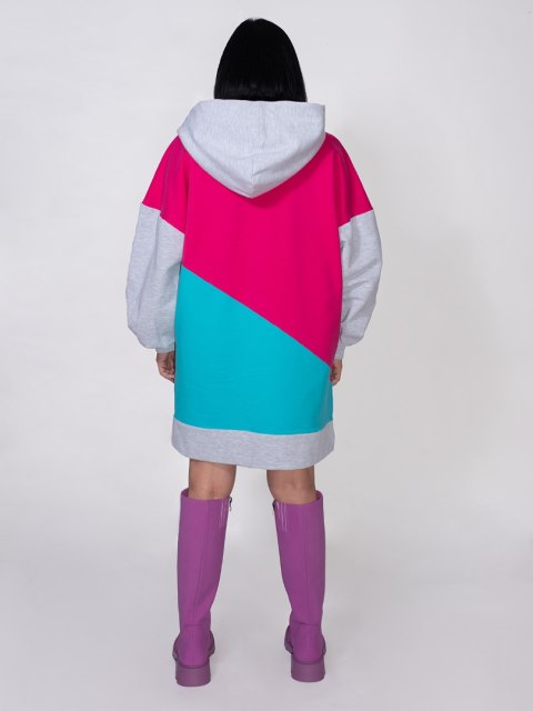 BLUZA KOLOROWA Z KAPTUREM F BLUZA KOLOROWA Z KAPTUREM F