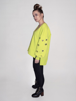 BLUZA Z OCZKAMI LIMONKA