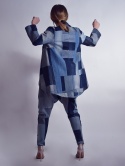 SPODNIE PATCHWORKOWE BAGGY