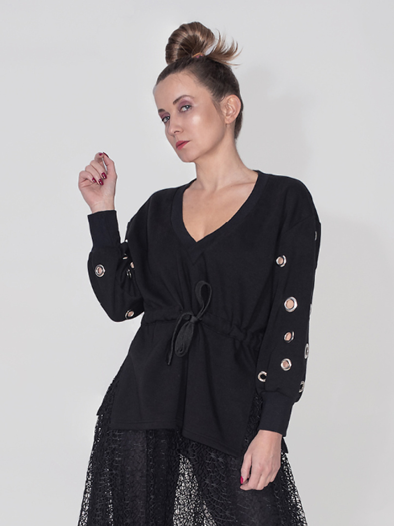 Bluza z tunelem